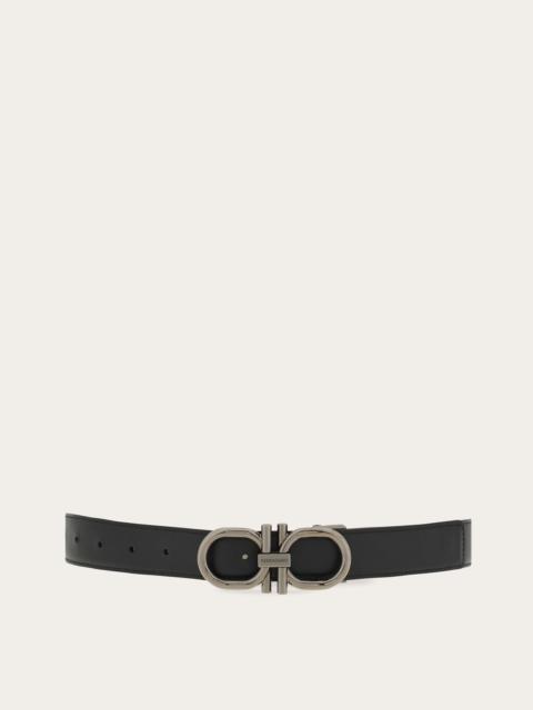 FERRAGAMO Reversible and adjustable Gancini belt