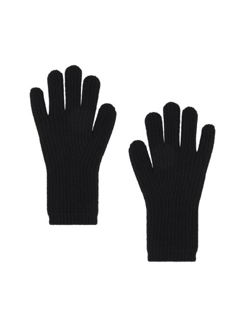 Marine Serre Marine Serre Color Block Moon Logo Print Gloves