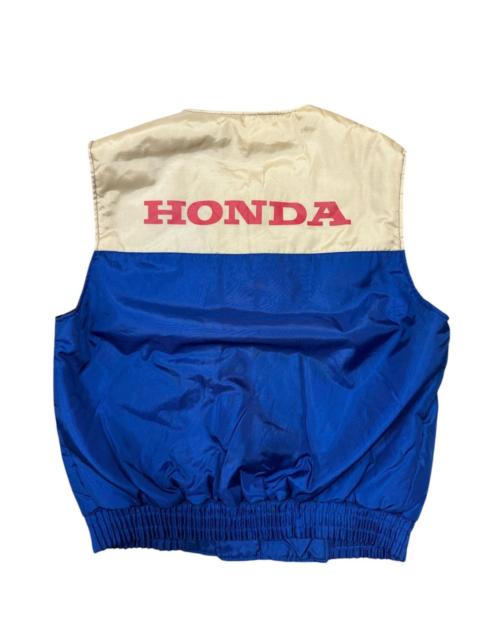 Other Designers Vintage Honda Riding Gear Motorsports Nylon Jacket Vests