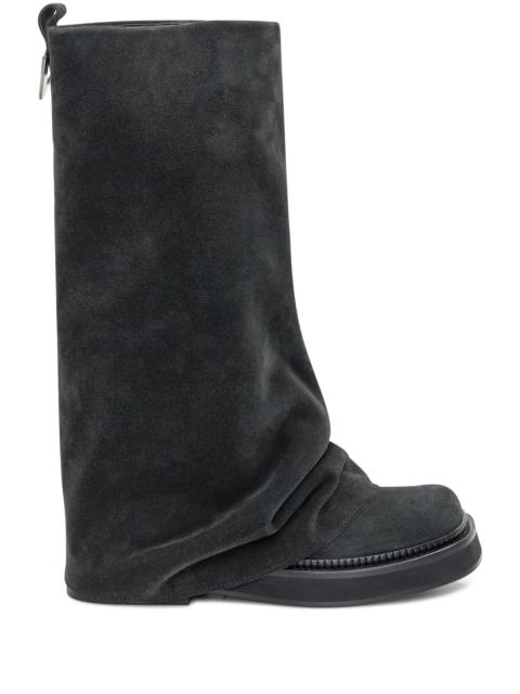 THE ATTICO The Attico Slouch Suede Knee-high Boots