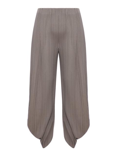 GIORGIO ARMANI PLEATED JERSEY TROUSERS