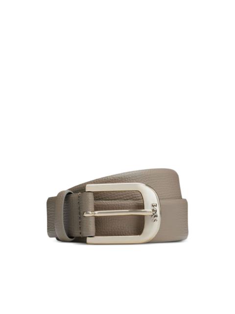 BOSS buckle leather belt