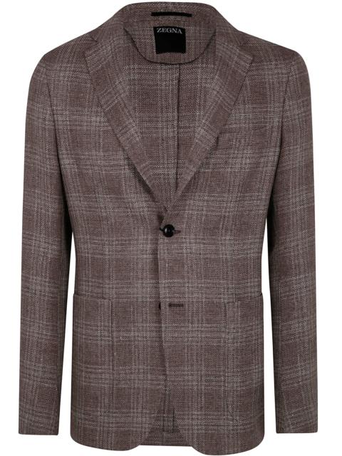 ZEGNA Zegna Men Wool And Linen Jacket