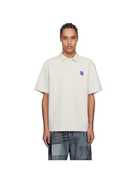 ★【Ader Error】★Sig; TRS Tag polo t-shir.t 01★OFF WHITE★ ADER error Off-White Significant TRS Tag 01 Polo | ssense