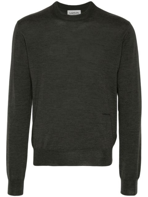 Lanvin seam-detail wool jumper