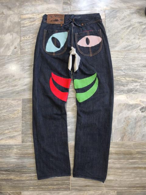EVISU Rare Evisu Yamane Picasso Embroidery Selvedge Denim