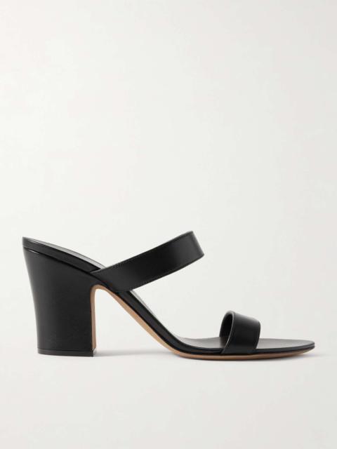 Awar leather sandals Black