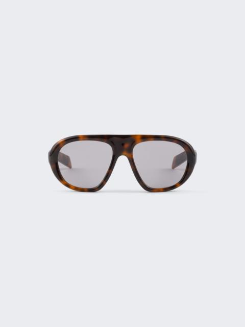 Prada Pillow Sunglasses Juniper Tortoise