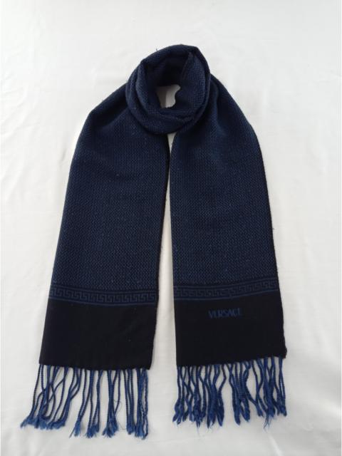 VERSACE Versace 2 Side Wool Scarf / Muffler / Neck Wear