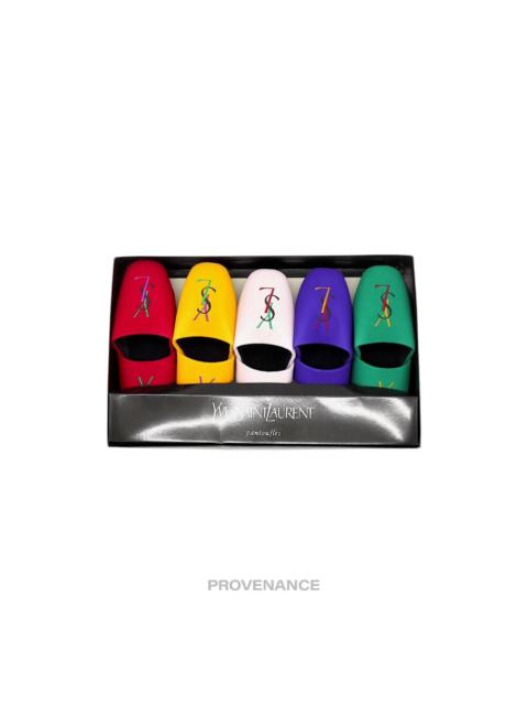 SAINT LAURENT Yves Saint Laurent YSL Logo 5 Slipper Box Set -Multicolor