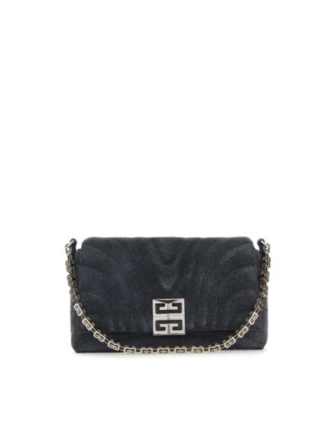 Givenchy Givenchy Black Denim Medium 4g Soft Handbag