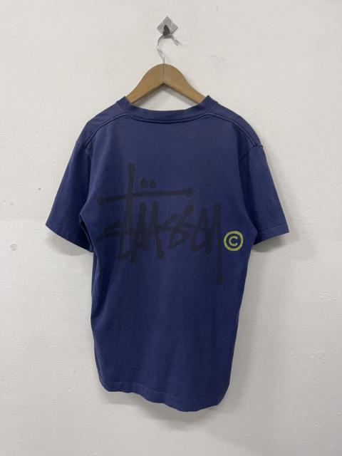 Vintage - Early 90s Stussy Backhit Spellout Shirt
