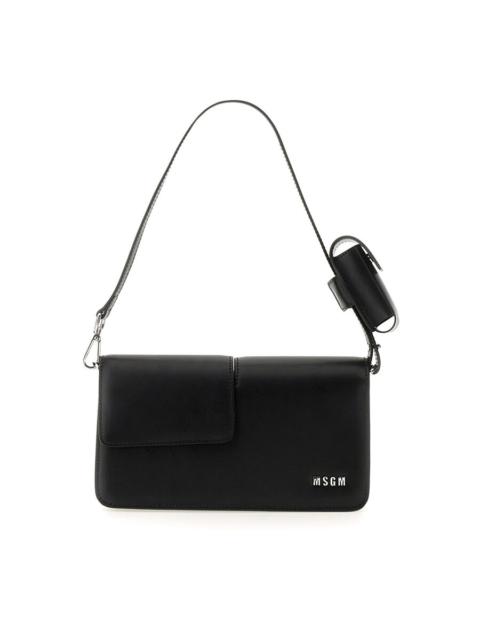MSGM MSGM Baguette Bag With Double Flap And Logo