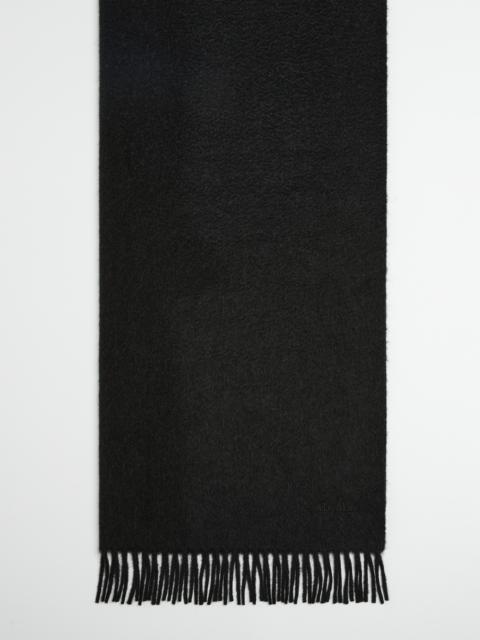 Max Mara TARTAN Camel logo stole