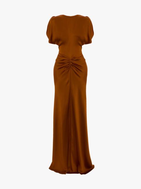 Victoria Beckham Isabella Gown In Bronze