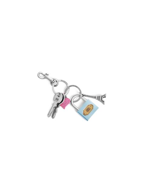 BALENCIAGA Women's Charm/keychain Padlock in Multicolored