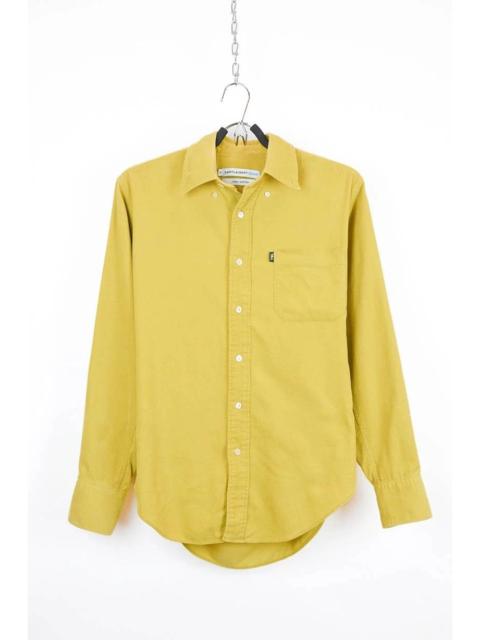 SAINT LAURENT Saint Laurent Jeans Mustard Corduroy Shirt