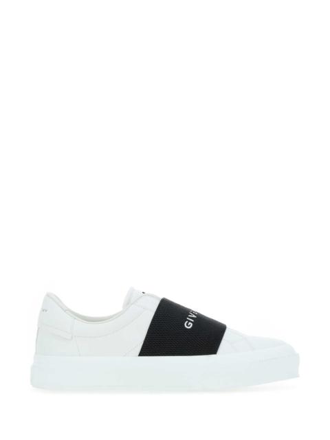 Givenchy Givenchy Men White Leather New City Slip Ons