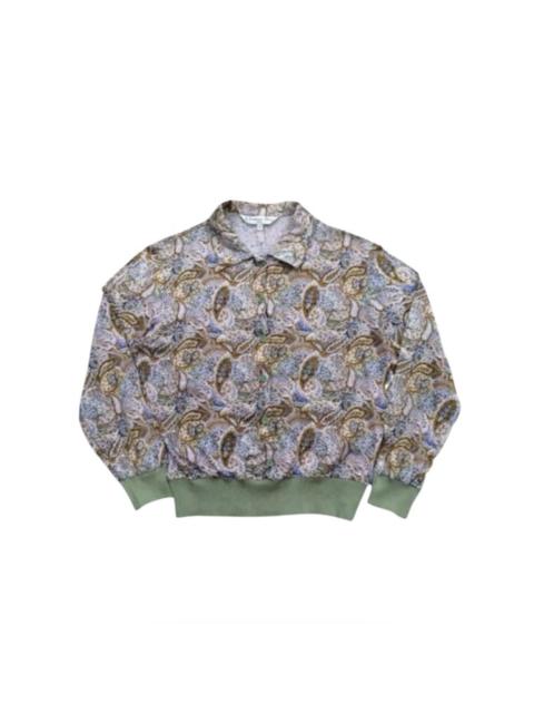 Dior Vintage Christian Dior Sports Paisley Print LS Button-Up Top