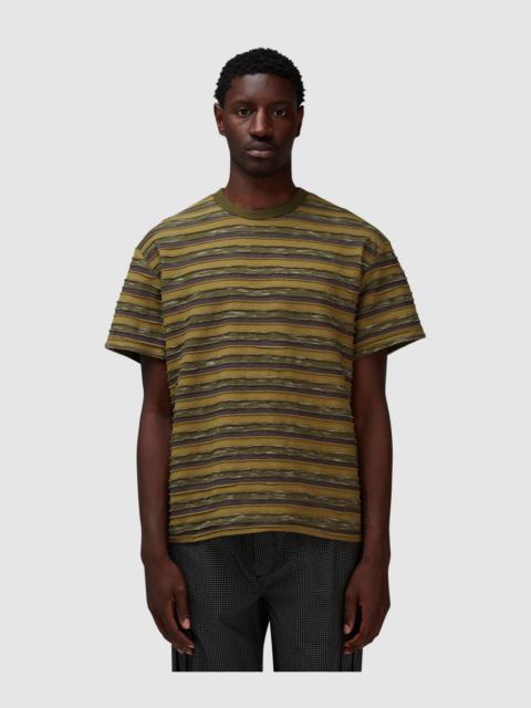 BRAIN DEAD Casey striped t-shirt