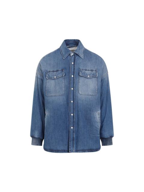 Alexander McQueen Alexander Mcqueen Quilted Denim Shirt Men