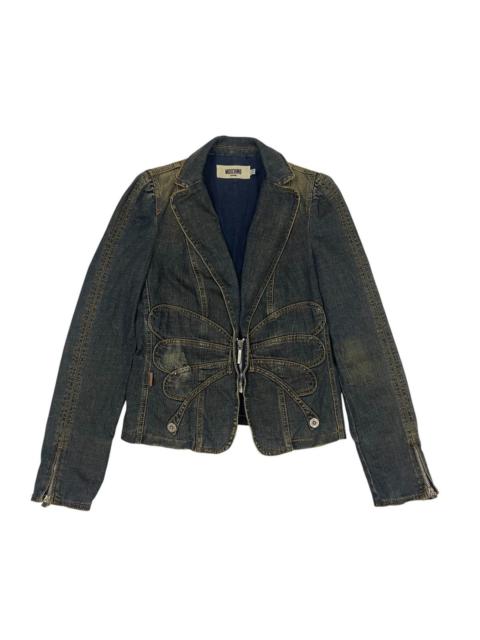 Moschino ⚡️Moschino Jeans Cropped Jacket
