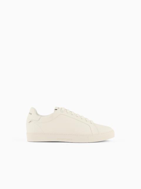 EMPORIO ARMANI Supple leather sneakers