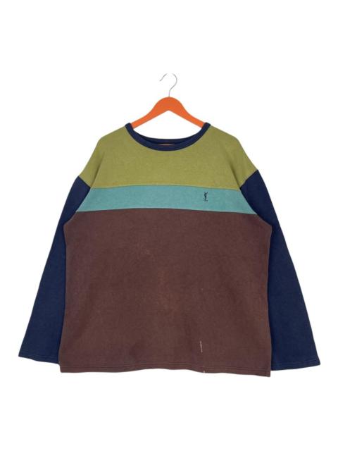 SAINT LAURENT Vintage Yves saint Laurent Colourfull Pullover Sweatshirt