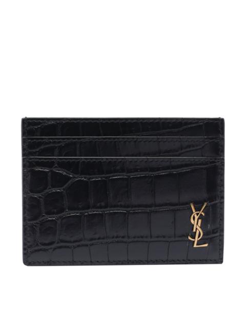 SAINT LAURENT Saint Laurent Men Tiny Cassandre Cards Holder