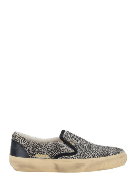 Golden Goose Golden Goose Women Sneakers Vce Pois Horsy Upper Leather Spur With Black Leather Upper Unisex
