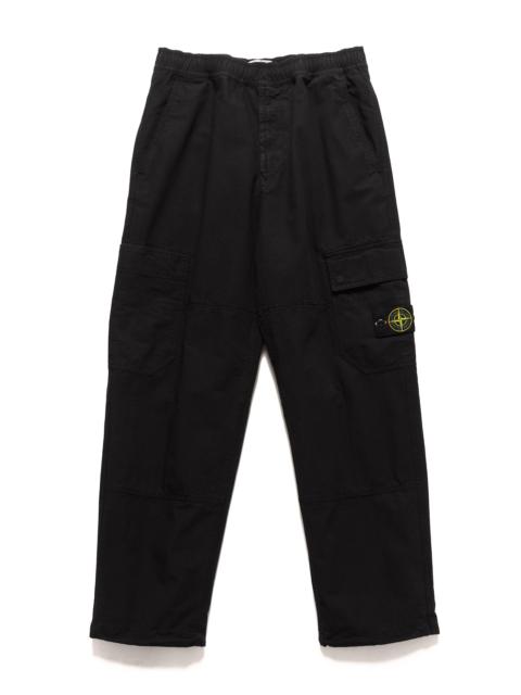 Cotton Ripstop Relaxed Cargo Black