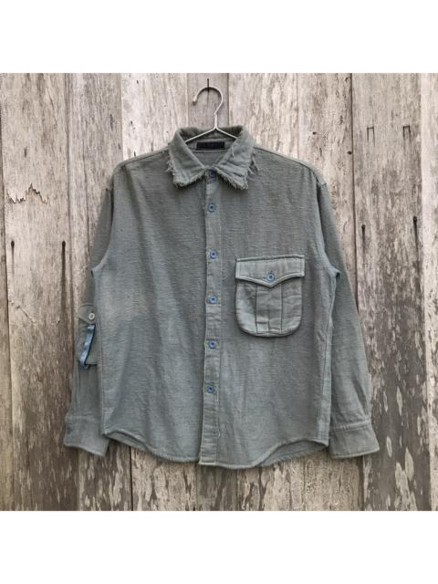 Other Designers Archival Clothing - Childhood Calm & Punk CCP Frayed Shirt