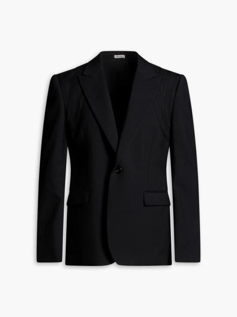 Alexander McQueen Wool-tweed blazer
