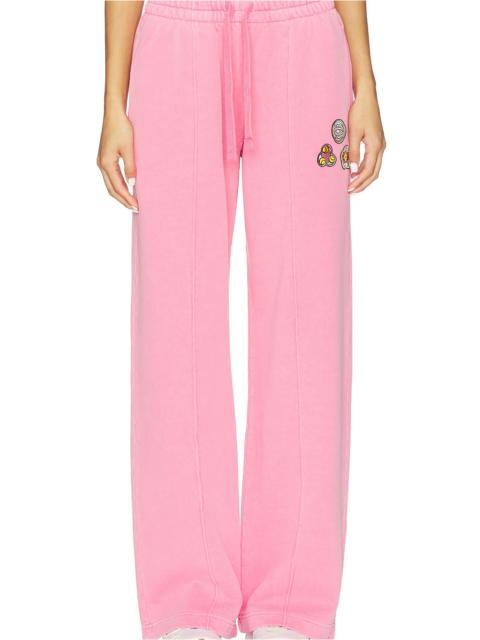 CASABLANCA Washed Open Hem Jogger