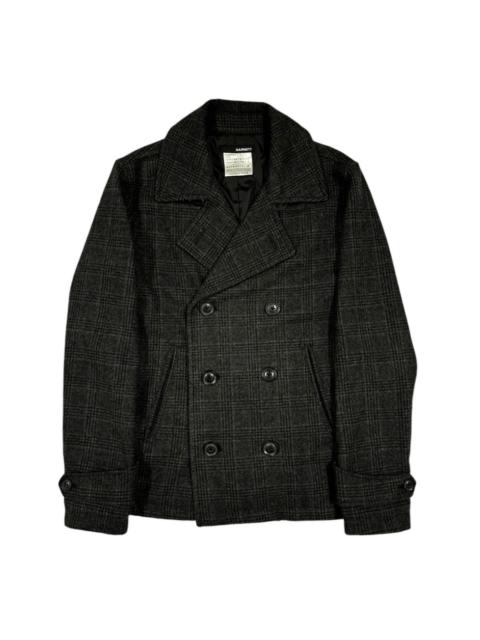 Other Designers Vtg🔥Katharine Hamnett London Tartan Military Peacoat