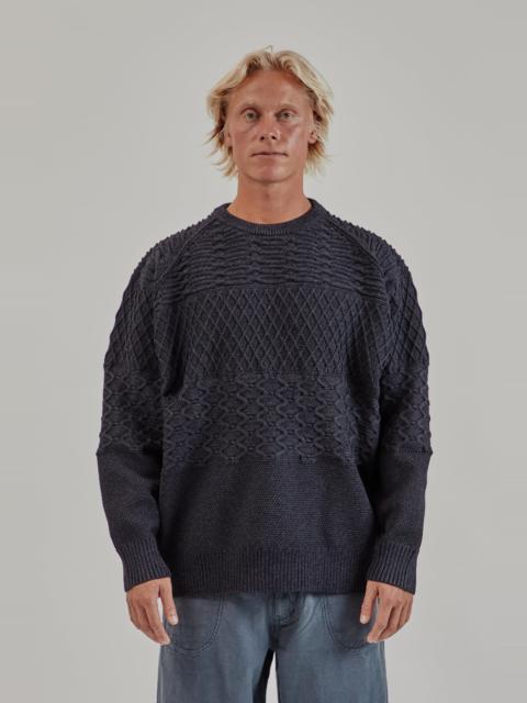 Nanamica Crew Neck Sweater - Dark Navy