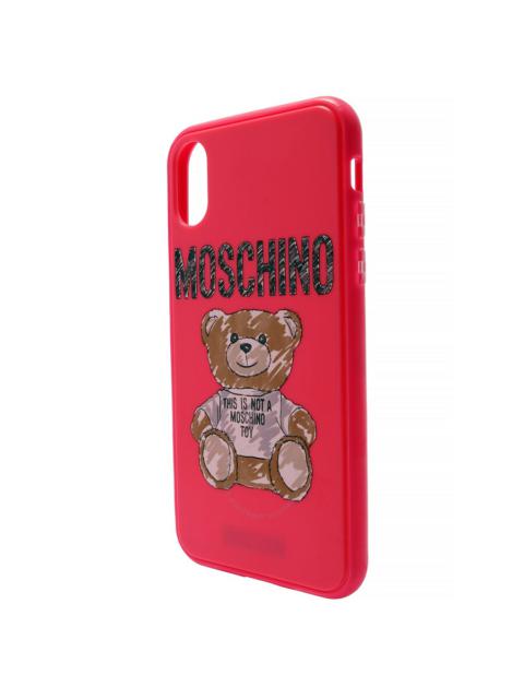 Moschino Ladies Teddy Bear Iphone XS/X Case
