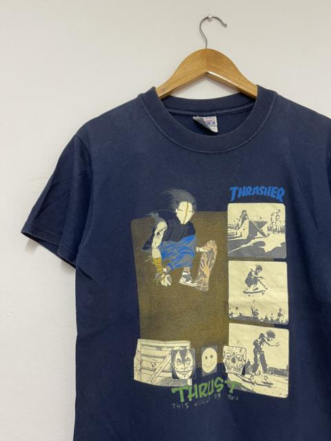 Other Designers Vintage - Vintage 90’s Thrasher Magazine Skate Clothing T-Shirt St1
