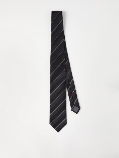 Brunello Cucinelli Striped silk tie