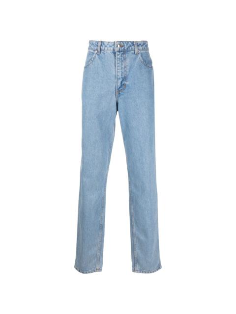 ECKHAUS LATTA mid-rise straight-leg jeans