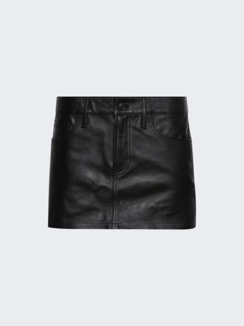 WARDROBE.NYC Micro Mini Skirt Black