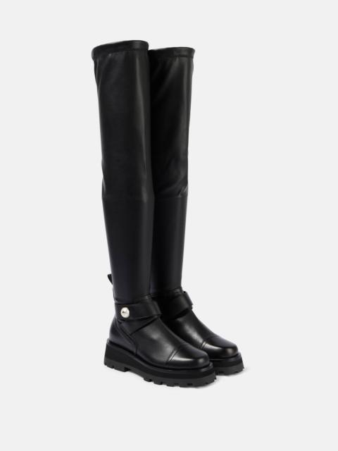 Meena leather over-the-knee boots