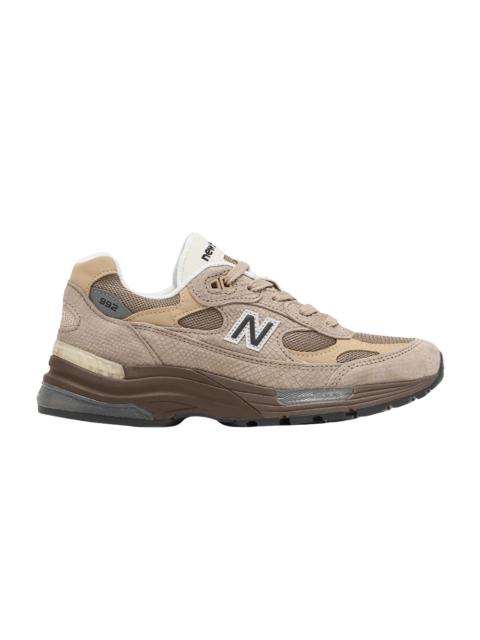 New Balance Teddy Santis x New Balance 992 Made in USA 'Driftwood Rich Oak'