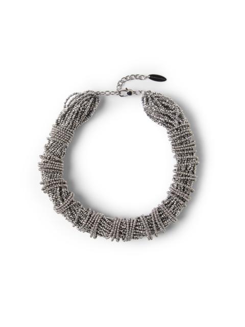 Brunello Cucinelli Brunello Cucinelli Vetro and Silver choker at Nordstrom