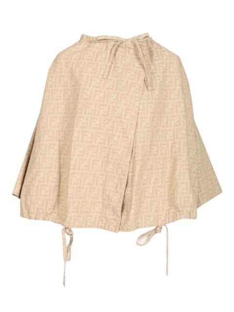 FENDI Ff Chambray Jacket Jackets Beige