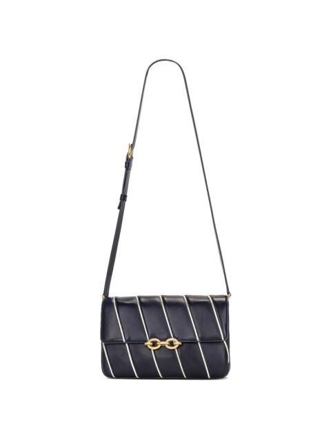 SAINT LAURENT Saint Laurent Two-tone Leather Le Maillon Shoulder Bag