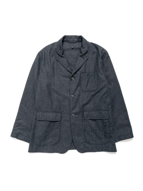 Engineered Garments Loiter Jacket Charcoal High Count Worsted Wool