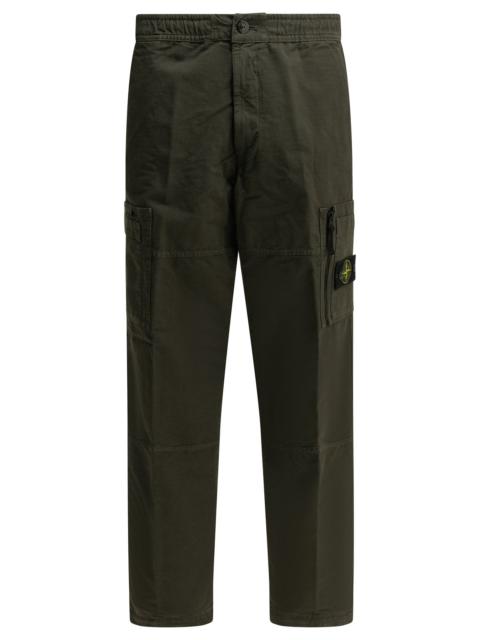 Stone Island Stone Island Organic Cotton Cargo Pants Green