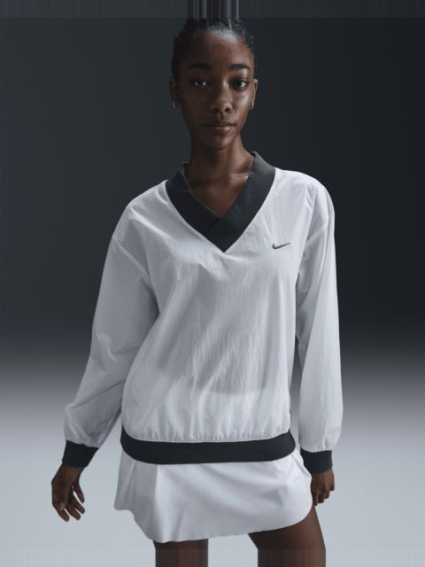 Nike Nike Sportswear Essential Women's Loose UV Woven Long-Sleeve V-Neck Top