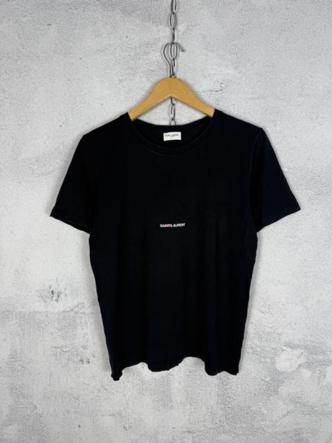 SAINT LAURENT Saint Laurent Paris Center Logo Tshirt